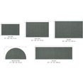 thumbnail image 4 of Chilewich Martha by Martha Stewart Heathered Shag Floor Mat in Abalone - 21\u201dx36 - Easy Care Welcome Mat - Premium Indoor/Outdoor Rug for Entry, Kitchen, Bath, Pool with Weatherproof Backing, 4 of 7
