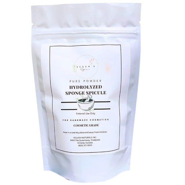 Xclusiv Organics Éponge Spongille Hydrolysée Pure Spicule 100g