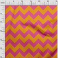 thumbnail image 2 of oneOone Organic Cotton Voile Fabric Chevron Geometric Decor Fabric Printed BTY 42 Inch Wide, 2 of 4
