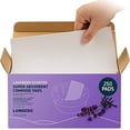 thumbnail image 2 of Lunderg Lavender Scented Super Absorbent Commode Pads - Medical Grade Value Pack 250 Count - for Bedside Commode Liners Disposable, Adult Commode Chair, Portable Toilet Bags - Light Scent, 2 of 15