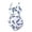 White, variant on WUANDIXFA One Piece Swimsuits for Women Maternity Floral V Neck Swimwear Bathing Suits Beach Swimsuit Maternity Swimwear White,L