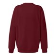 thumbnail image 3 of RKSTN Womens Sweatshirt Solid Color Loose Round-Neck Long Sleeve Oversized Sweatshirt Womens Fall Fashion 2023 Blouse Tops with Pockets, 3 of 6