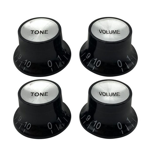 4Pcs Guitar Speed Control Knobs 2 Volumes 2 Tones Knob For LP SG Electric Guitar