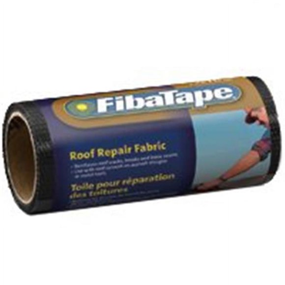 FibaTape Mesh Roof Repair Fabric, Black, 6 In. x 25 Ft. - FDW6597-U