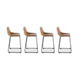 thumbnail image 3 of Plata Décor Landon Tabouret 30" en Tan - Ensemble 4, 3 of 4