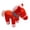 #-【Red】| Good Luck Gift, variant on Cute Doll Toy - Soft Unisex Horse Plush, Sleep Companion with Auspicious Meaning, Gift for Home Decor, Red, JKODE