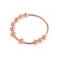 thumbnail image 1 of PVCS Spirale à Simple Bobine, Perles Pivotantes Libres, Anneau de Perles Anti-Anxiété, Adapté pour Femme, 1 of 7