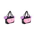 thumbnail image 3 of Transemion Large Capacity Yoga Sport Bag Made With Oxford Cloth For Sturdy And Durable Fashionable Appearance light pink 2Set, 3 of 6
