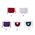 thumbnail image 3 of pitrice Polyester Apron Solid Color Replacement Cute Lace Kitchen Restaurant Coffee House Maid Costume Waitress Half Aprons Purple, 3 of 9