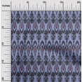 thumbnail image 1 of oneOone Viscose Chiffon Fabric Ogee Ikat Decor Fabric Printed BTY 42 Inch Wide, 1 of 4