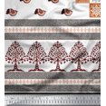 thumbnail image 2 of Soimoi Poly Crepe Fabric Geometric,Tree & Bird Panel Print Fabric by Yard 42 Inch Wide, 2 of 2