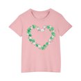 thumbnail image 1 of FAIWAD Hauts pour Enfants Jour de la Saint-Patrick Manches Courtes Col Rond Ample Confortable Chandail Garçons Filles T-Shirts Imprimés Mignons, 1 of 4