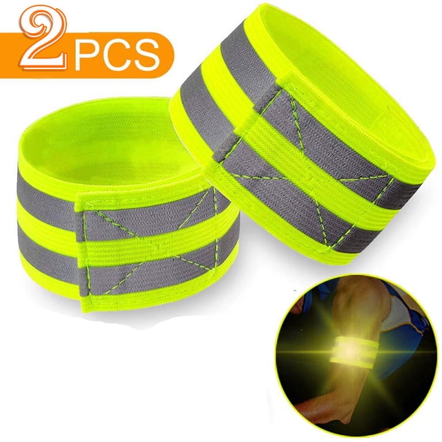 Dvkptbk Wrist Belt High Visibility Reflective Security Wrist Belt for Night Running Walking Sports Safety