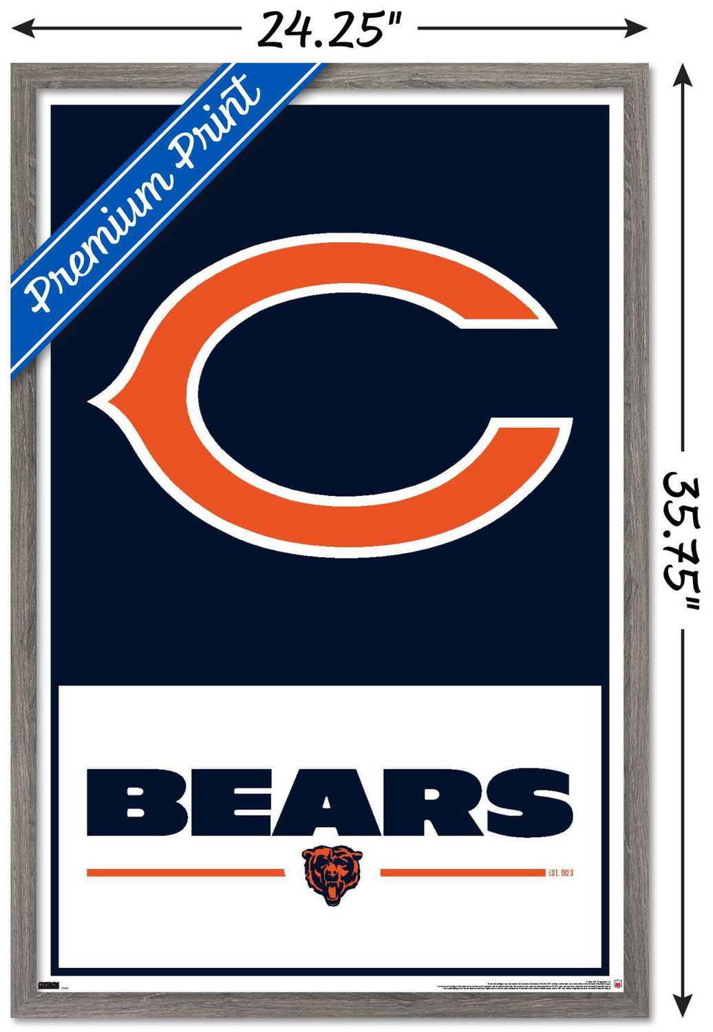 NFL Chicago Bears - Logo 21 Wall Poster