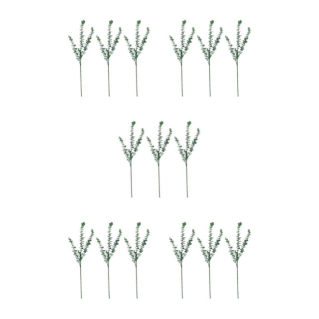 Baohd 3x Realistic Appearance Artificial Plants Nature S Charm To Space Easy To Clean green 5Set