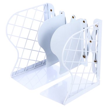 1 Pce Étagère Pliante en Fer Extensible pour Rangement de Livres