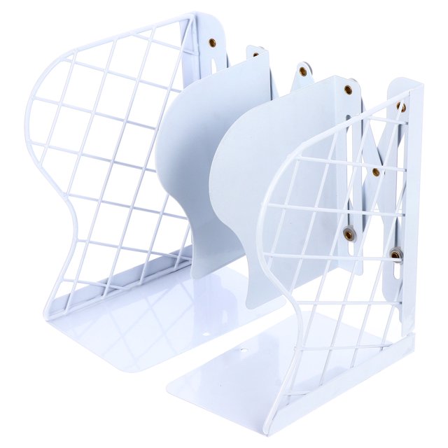 1 Pce Étagère Pliante en Fer Extensible pour Rangement de Livres