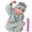 Silver, variant on Dakiuu Silly Big Mouth Monster Onesie with Hair and Comb for Adult Women Men Unisex Cute Funny Soft Plush Fleece Cozy Hooded One Piece Wearable Pajamas Home Loungewear