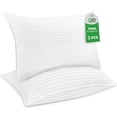 thumbnail image 1 of Gogreen Bed Pillows Standard Size Set of 2 - Standard Size Bed Pillows 2 Pack Premium Down Alternative Hotel Pillows Set of 2- Soft and Supportive Dorm Pillows for Back, Stomach or Side Sleepers, 1 of 8