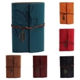 thumbnail image 3 of Clearance! beishanbush Home Decor European -Style Retro Noteping Book Creative Travel Diary Notebook Stationery Live Page Logo Leather Paper One Size Multi-Color, 3 of 3