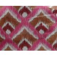 thumbnail image 4 of oneOone Georgette Viscose Fabric Argyle Style Ikat Printed Fabric 1 Yard 42 Inch Wide, 4 of 4