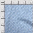 thumbnail image 2 of oneOone Georgette Viscose Medium Blue Fabric Chevron Sewing Craft Projects Fabric Prints By Yard 42 Inch Wide, 2 of 4