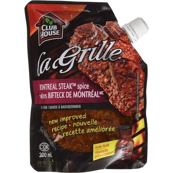 Club House, La Grille, Montreal Steak Spice, 200ml