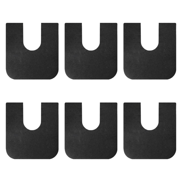 Luzkey 6x Commode Potty Mats Toilet Commode Mats, Water Absorbing, Shower Mats Bathroom Rugs Bath Rugs for Home Decoration 24 inx25.6 in
