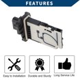 thumbnail image 4 of Unique Bargains Mass Air Flow Sensor Meter No.10197974 MAF Air Flow Sensor for MG ZS 2017-2022 Plastic Metal 1 Pc, 4 of 6
