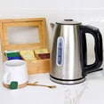 thumbnail image 2 of Kenmore Digital Cordless Electric Kettle, 1.7 L, Stainless Steel, 2 of 5