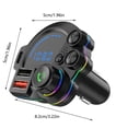 thumbnail image 3 of Kbndieu Cars Charg Bluetooth Transmitter Wireless Radio Adapter Car Kit with Usb Charging Car Charger Mp3 Player Home Essentials, 3 of 9