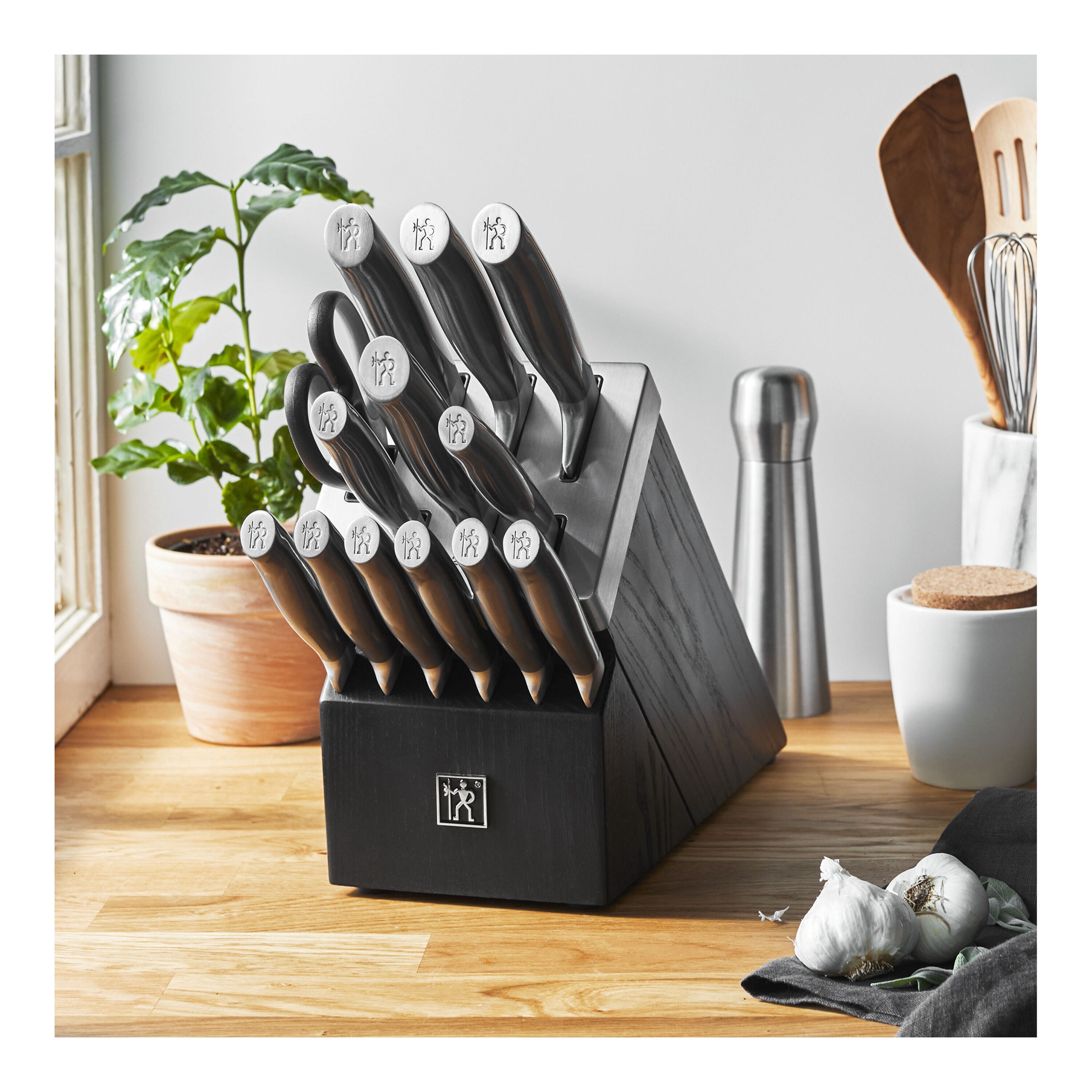 HENCKELS Graphite 14 Piece, Knife Block Set