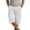White, variant on cfhntfmh Men's Long Cargo Shorts Below Knee Length 3/4 Pants Casual Loose Fit Chino Shorts with Multi-pockets