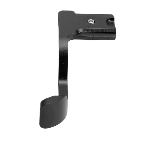 Camera Thumb Grip, Comfortable Hard Anodized Thumb Up Rest Hand Grip Aluminum Alloy For Mirrorless Camera Black