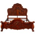 thumbnail image 4 of ACME Dresden Eastern King Bed - - Cherry Oak, 4 of 5