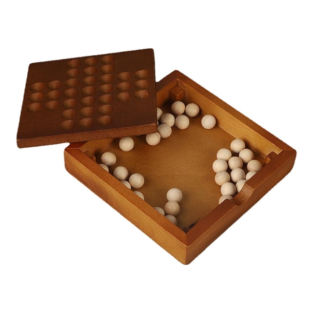 Esquirla Solitaire Board Games Brain Teaser Puzzles Marbles Game Board Solo Boards Game