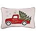 thumbnail image 3 of Pillow Perfect 628042 Red Christmas Truck Lumbar Pillow - Red, 3 of 4