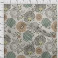 thumbnail image 4 of oneOone Silk Tabby Light Gray Fabric Asian Floral Sewing Craft Projects Fabric Prints By Yard 42 Inch Wide, 4 of 4