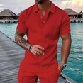 thumbnail image 5 of Chemises à Manches Courtes pour Hommes Tenues d'Été Mode Chemise Décontractée Manches Courtes Col Rabattu Blouse & Chemise Manches Longues Hommes Chemises Manches Courtes, 5 of 5