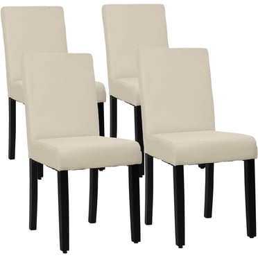 FDW Modern Fabric Upholstered Dining Chairs, Elegant Design (Set of 4)
