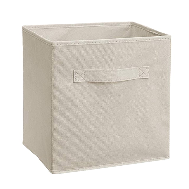 Hearth & Gear Foldable Storage Cubes Storage Boxes With Handles Closet Organizer Storage Shelf Cube Storage Organizer Non Woven Cloth Fabric Drawers Pasta Containers Rice 25 Pounds Potato Chip Storage