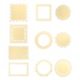 thumbnail image 3 of Miangastore 10 Pcs Gold Stamping Hollow Lace Paper Scrapbook Paper DIY Craft Making Lace Paper, 3 of 8