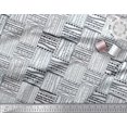 thumbnail image 3 of Soimoi White Modal Satin Fabric Geometric African Print Sewing Fabric Yard 42 Inch Wide, 3 of 3