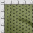 thumbnail image 1 of oneOone Cotton Cambric Fabric Floral Block Printed Fabric 1 Yard 56 Inch Wide, 1 of 4