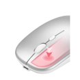 thumbnail image 2 of Souris Sans Fil Rechargeable, Souris Bluetooth Mince et Silencieuse 2,4 g Portable pour Bureau Mobile avec Récepteur USB, 3 DPI Réglables pour Ordinateur Portable, PC, Cahier, Ordinateur, de Bureau - Bleu Bonbon, 2 of 3