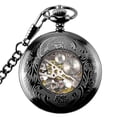 thumbnail image 4 of Steampunk Hands Scale Mechanical Skeleton Steampunk Skeleton Pocket Pocket Watch Holiday Birthday Gift, 4 of 9