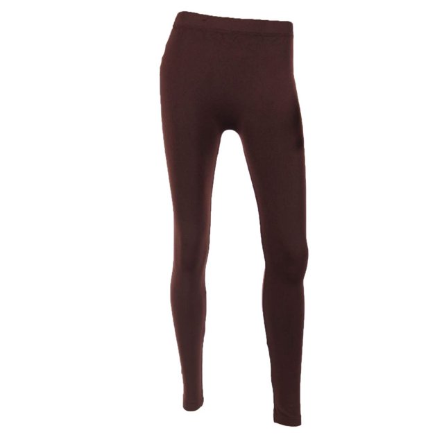 LAVRA Leggings Colorés en Spandex pour Femmes - Marron
