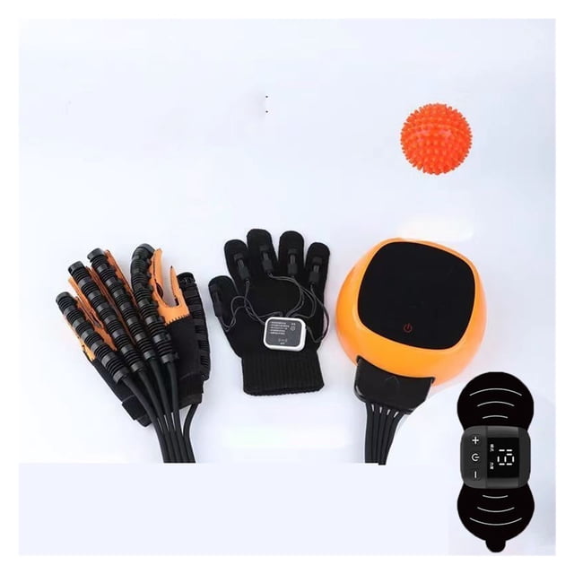 Intelligent Rehabilitation Robot Gloves Each Finger Sleeve Has Precise Sensor Support Low Frequency Pulse Massage Hand Training ,Easy to Operate