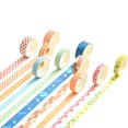 thumbnail image 1 of Craft Tape Colorful DIY 10 Rolls Decorative 6.56ft Masking Tape Planner Tape, 1 of 6