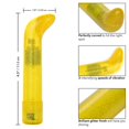 thumbnail image 5 of CalExotics Vibromasseur Mini G-Vibe à Pois G, Jaune, 5 of 5
